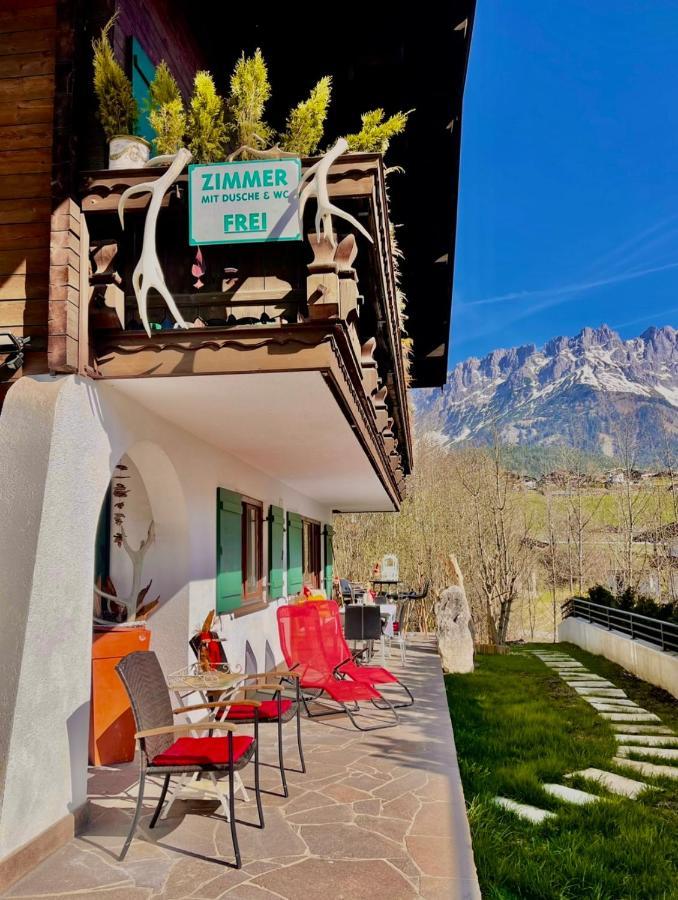 Gaste-Haus Kaisers-Gluck Hotel Going am Wilden Kaiser Kültér fotó